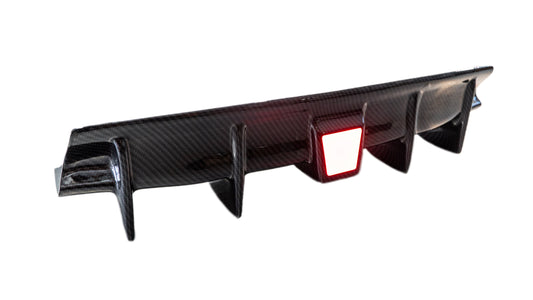 NIA Lexus IS 500 NIA Diffuser Bumper Extension W/ Optional Brake Light 2022-2024 IS500-RD