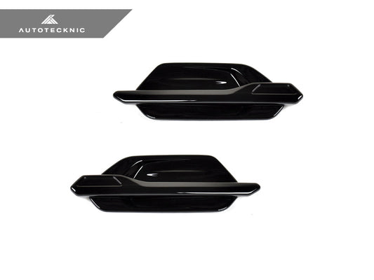 AutoTecknic Replacement Glazing Black Fender Trim - BMW F87 M2 | M2 Competition