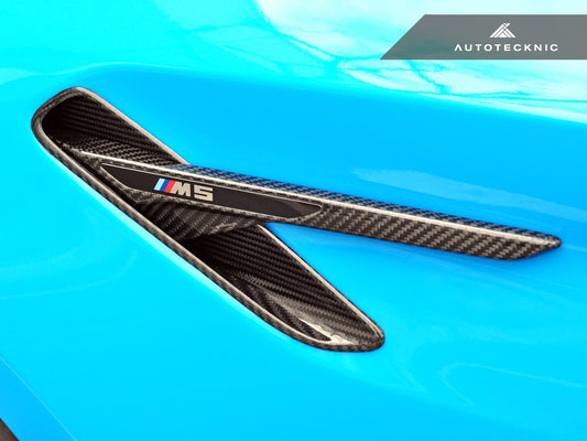 AutoTecknic Dry Carbon Fiber Fender Pocket Set - BMW F90 M5 | M5 Competition