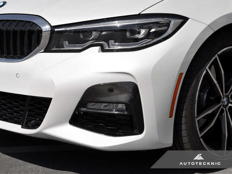 AutoTecknic Dry Carbon Front Bumper Trim - G20 330I M-Sport Pre-LCI