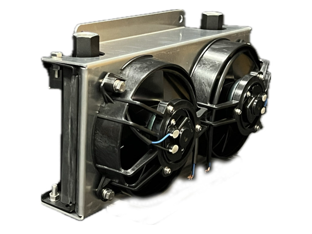 FLUIDYNE PERFORMANCE Oil Cooler Stacked Plate 13in x 5.75in x 2in OGEN.STP.104