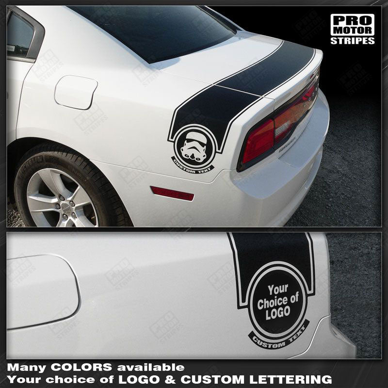 Dodge Charger 2011-2014 Bumblebee Trunk Rear Accent Stripes