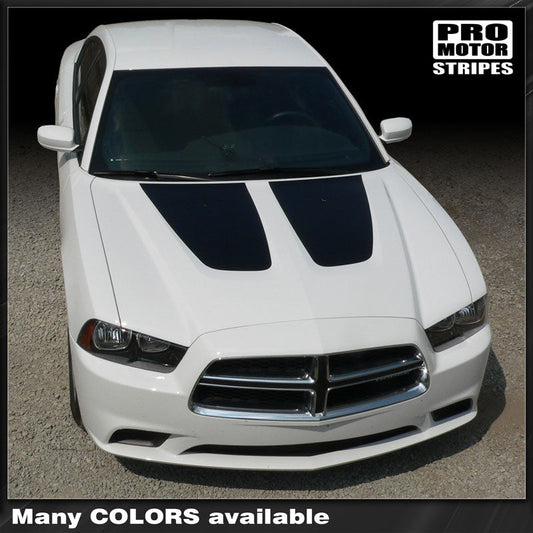 Dodge Charger 2011-2014 Hood Accent Blackout Stripes