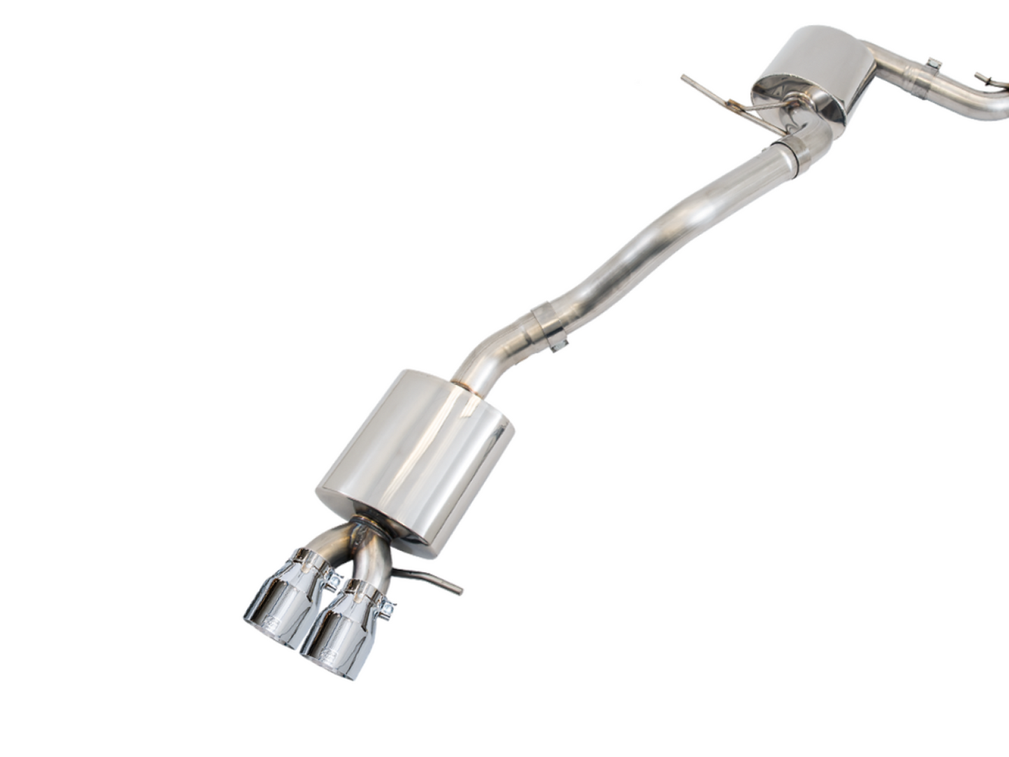 AWE Tuning Touring Edition Exhaust for MK6 Jetta 1.4T - Chrome Silver Tips 3015-22064