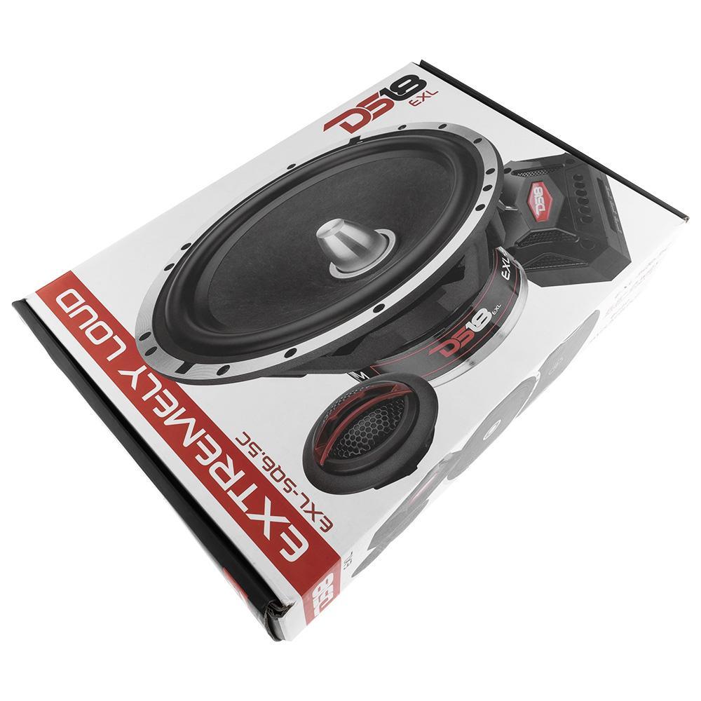 EXL 6.5" 2-Way Component Speaker System 400 Watts 4-Ohms (Pair)