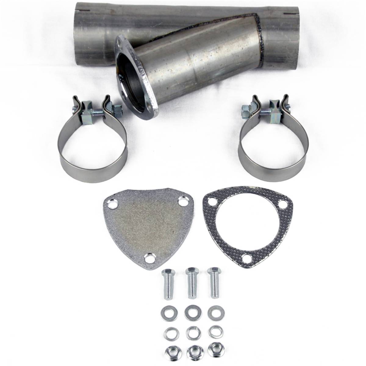 Granatelli 3-Inch Single Round Manual Mild Steel Slip-Fit Exhaust Cutout Kit – 304530