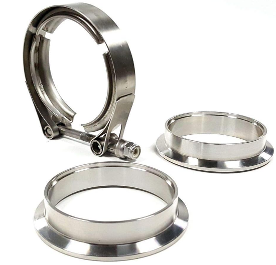 Granatelli 2.5" V-Band Mating Flat Flanges - 308525-M
