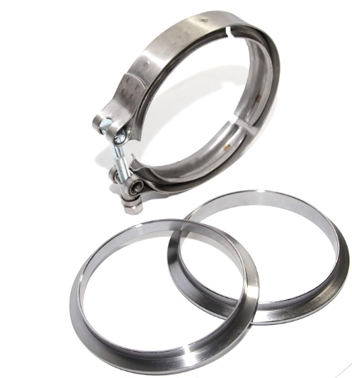 Granatelli 2.5" V-Band Clamp & Male-Female Interlocking Flange - 308525-1M