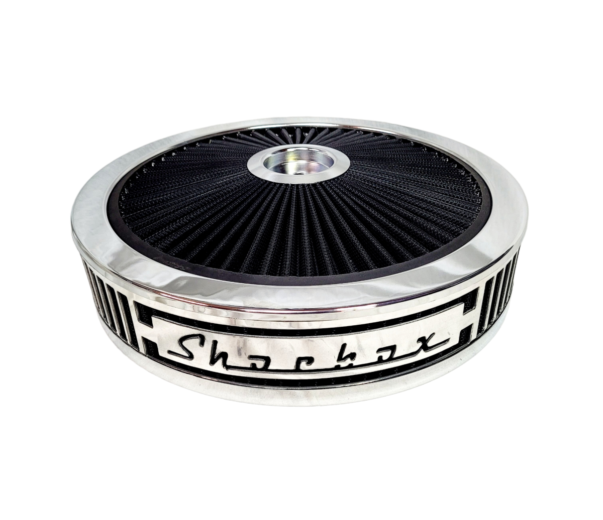 Granatelli Blingz Beauty Bandz SPECIAL ORDER 14-Inch x 3-Inch Grill Insert – Black Filter / Chrome Lip – 750000CBC