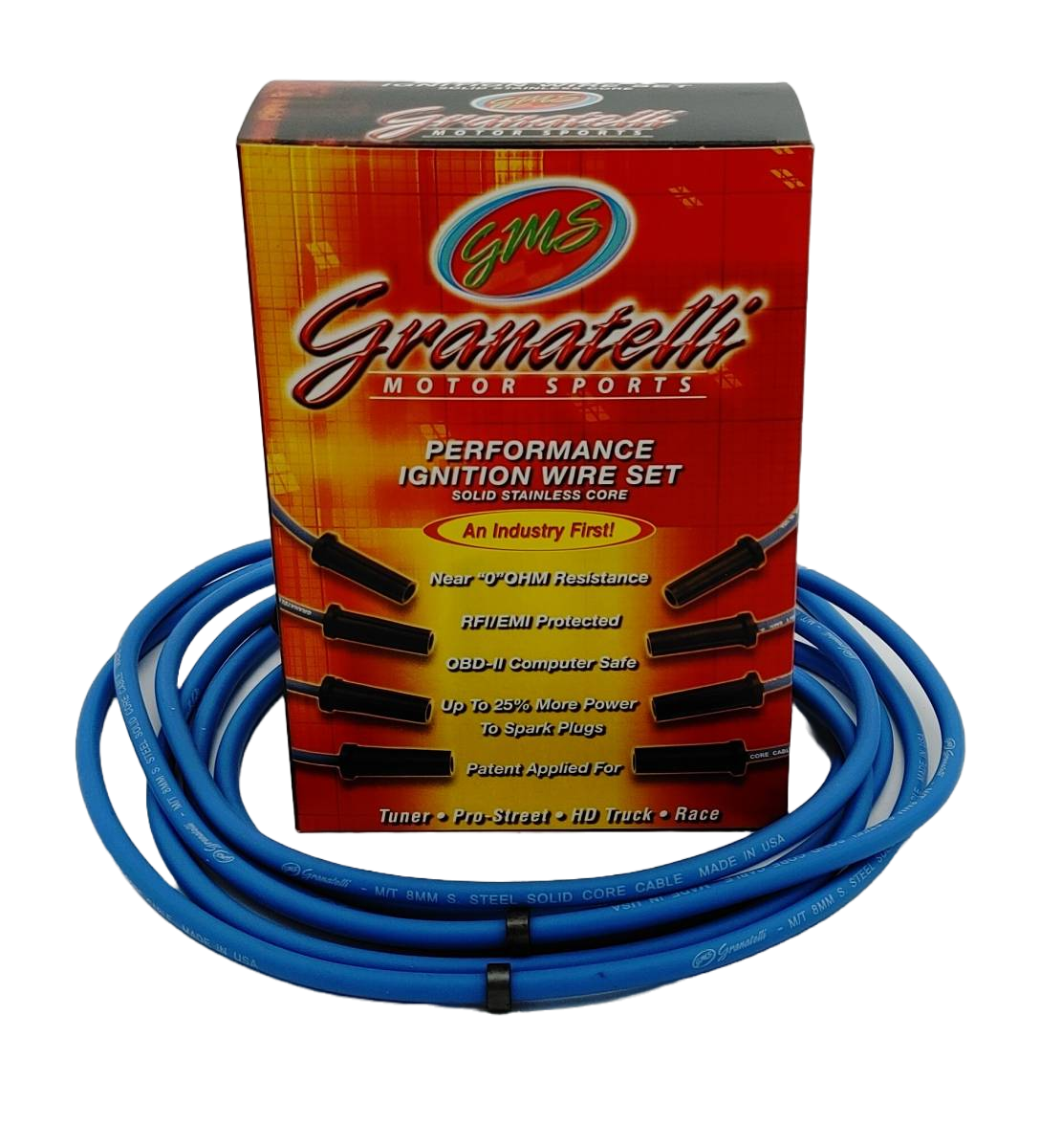Granatelli 1998–2005 Chrysler/Dodge/Jeep 5.7/5.9L V8 0-Ohm Performance Ignition Wire Set – 28-1801S