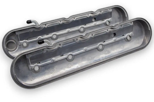Granatelli Motor Sports LS Valve Cover Cast Finish, 4.8, 5.3, 5.7, 6.0, 6.2, 7.0L, Pair