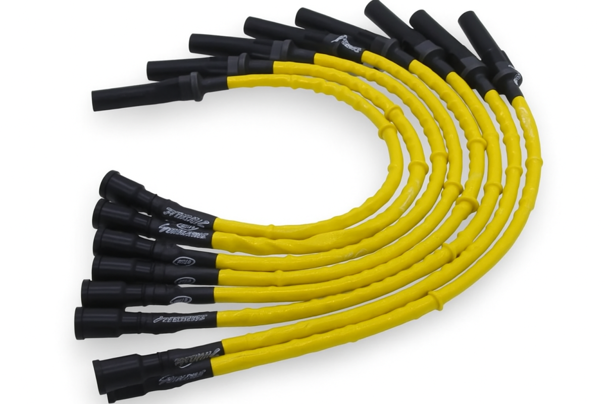 Granatelli Motor Sports 0 ohm High Performance Spark Plug Wires Yellow – Ford Raptor 6.2L V8 - 28-2116HTY