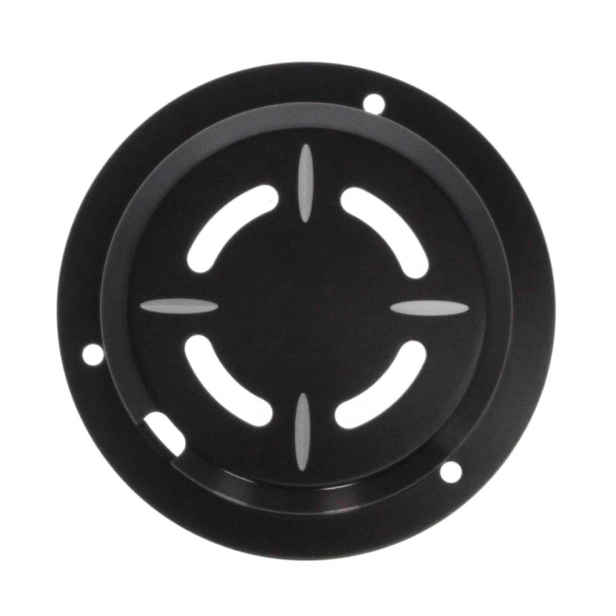 Granatelli Flex-A-Lite Black Billet Fan Cover – Flower Design – 698510F