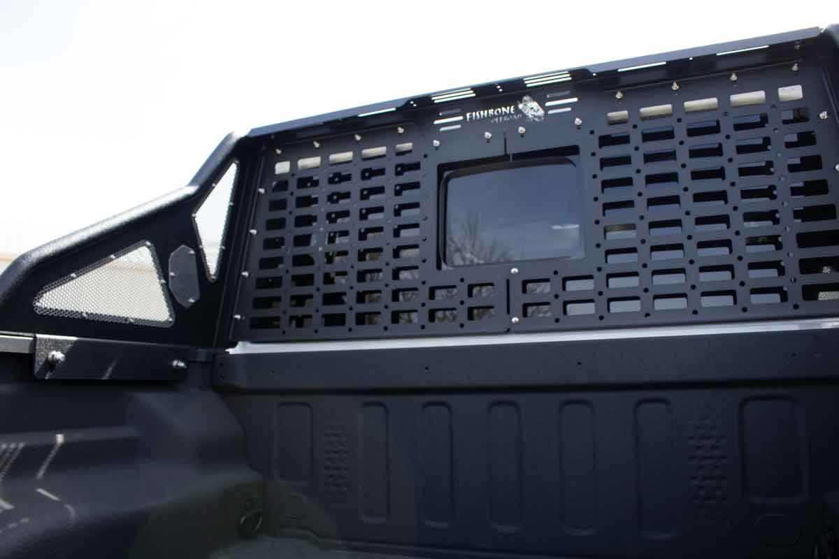 Fishbone Offroad Chase Rack Molle Window Panel for 2020 & Up Jeep Gladiator FB21262