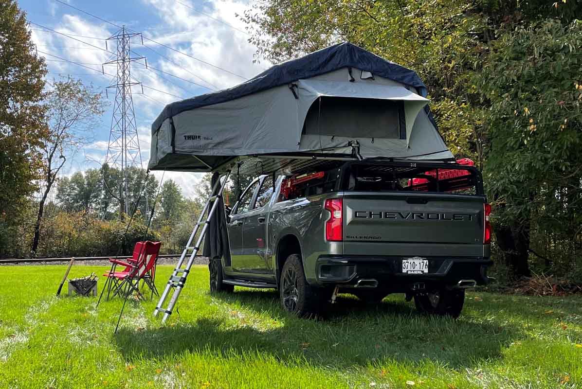 Fishbone Offroad Long Bed Half Height Tackle Rack for 1988 & Up GM Pickup FB21323