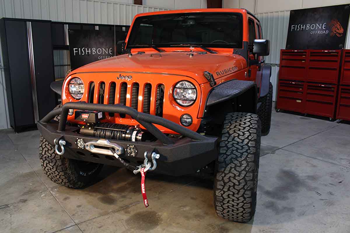 Fishbone Offroad Winch Bumper for 2007-2018 Jeep Wrangler FB22003