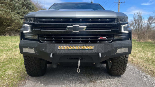 Fishbone Offroad Rockfish Winch Bumper for 2019-2021 Chevy Silverado FB22389