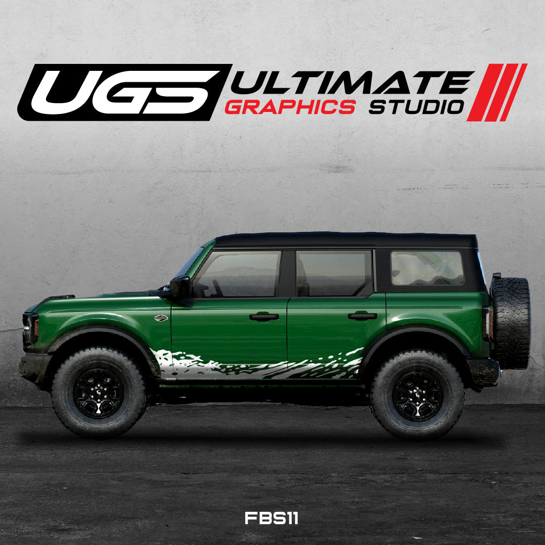 Ford Bronco Dirt Side Graphics