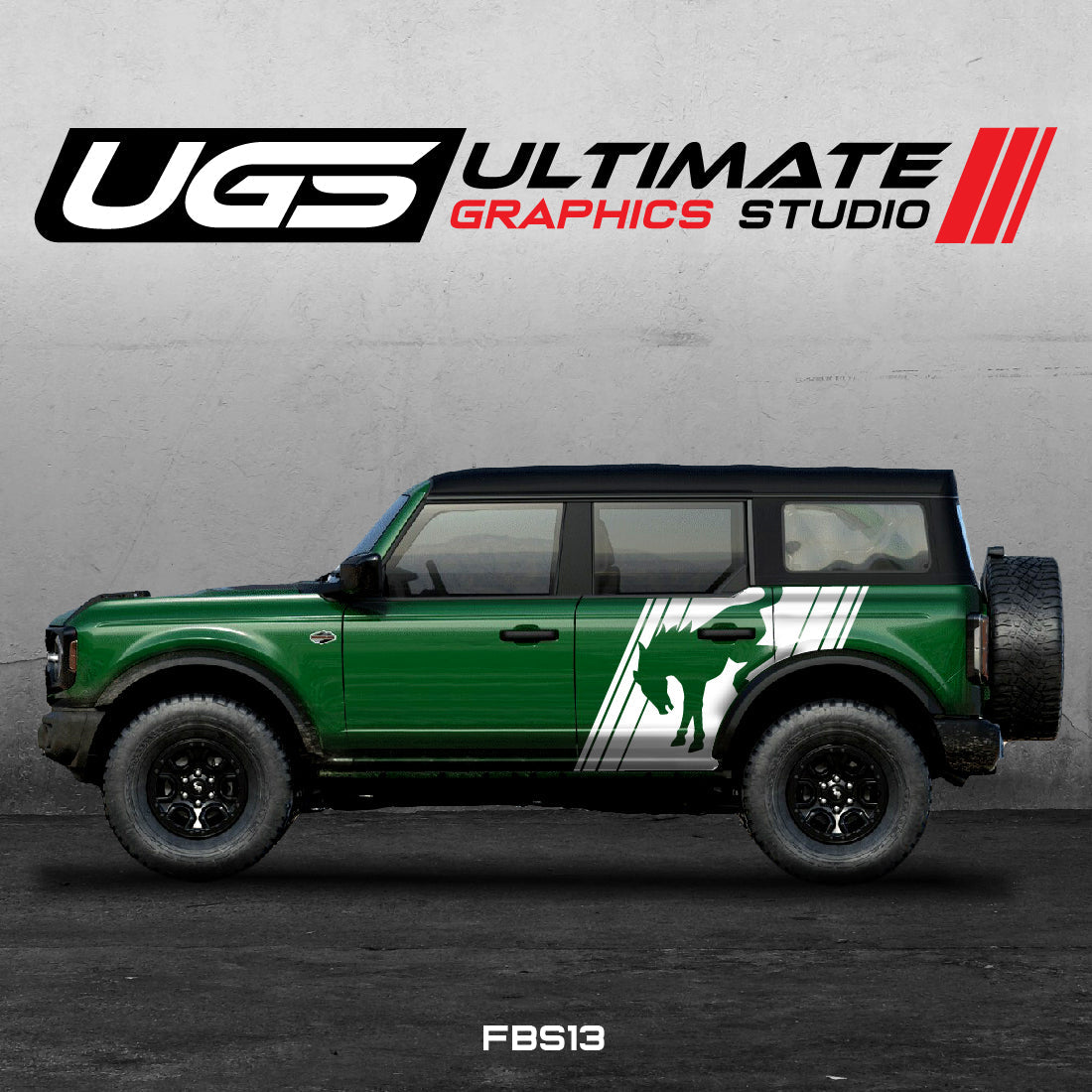 Ford Bronco Side Logo Graphic
