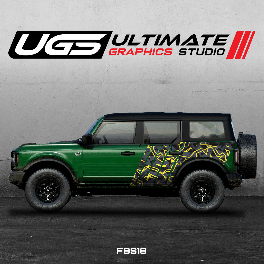 Ford Bronco Printed Graphics Kit