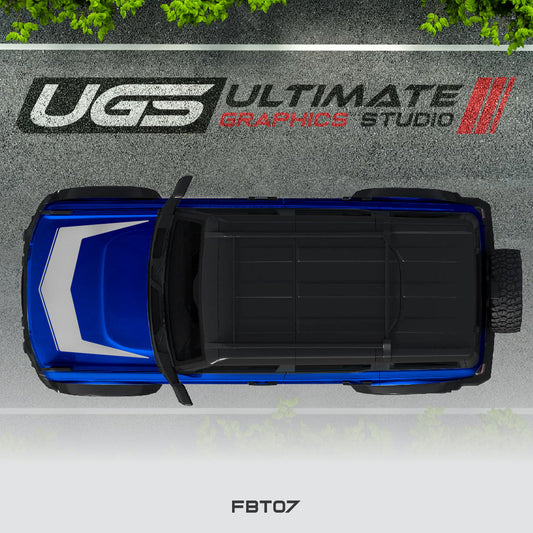 Ford Bronco Hood Graphics 1 Color