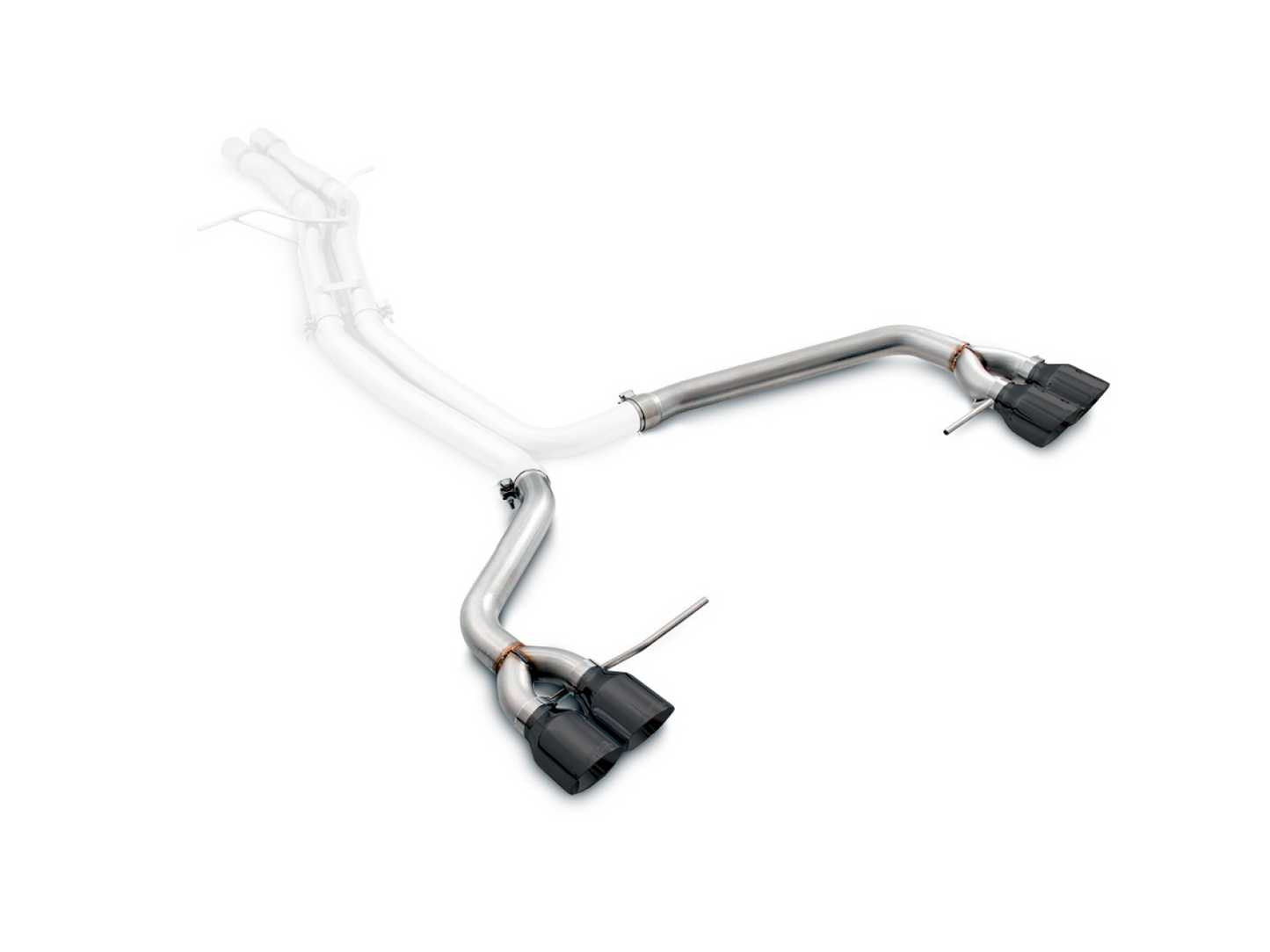 AWE Tuning Track Edition Exhaust System for Porsche Macan S / GTS / Turbo - Diamond Black 102mm Tips 3020-43040