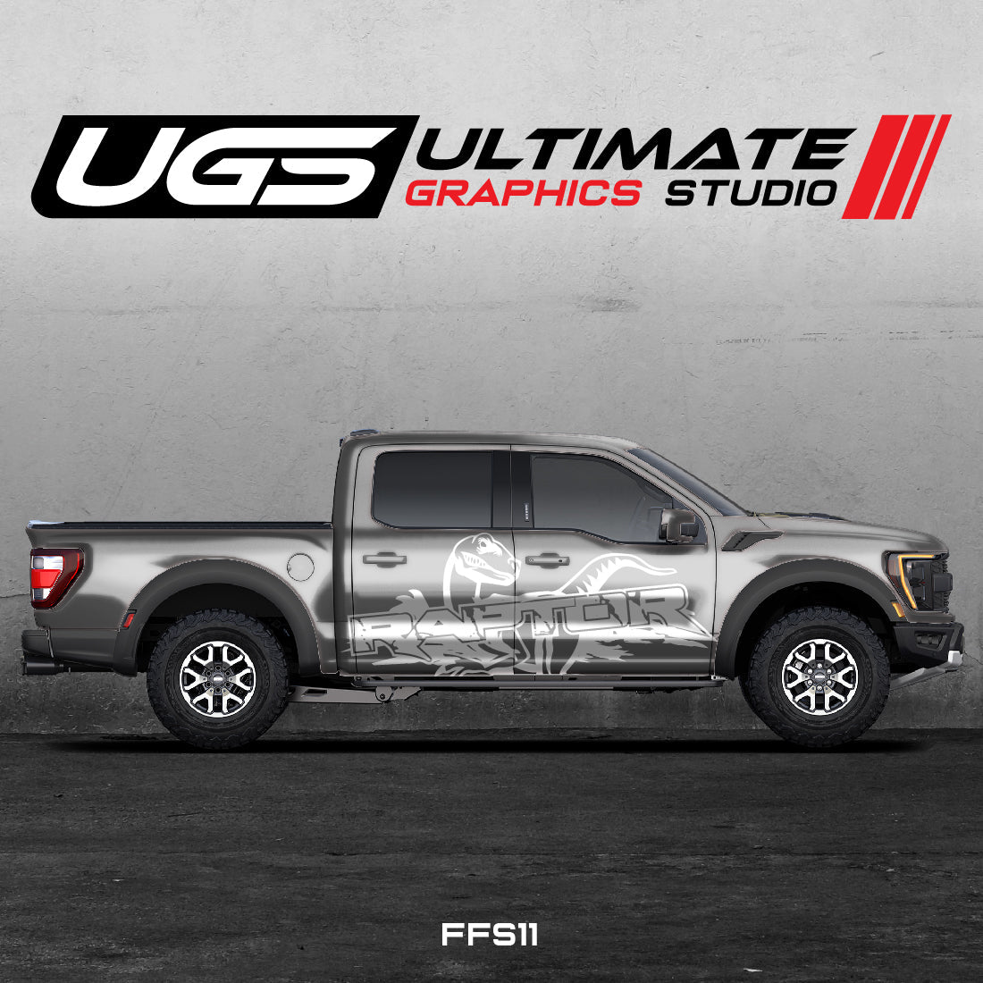 F-150 Raptor Side Graphics 1 Color