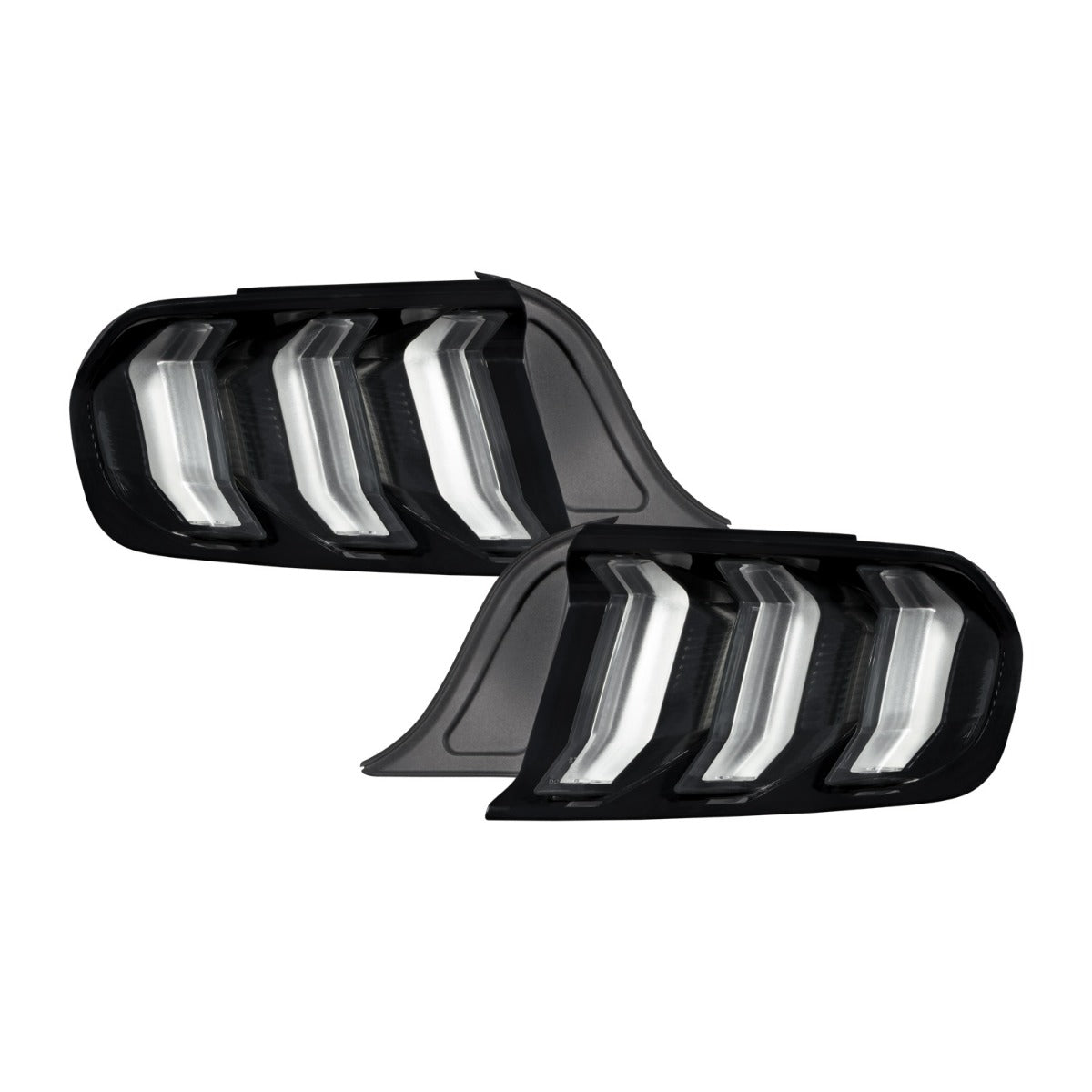 Form Lighting 2015-2022 Ford Mustang LED Tail Lights Smoke Pair FL0007