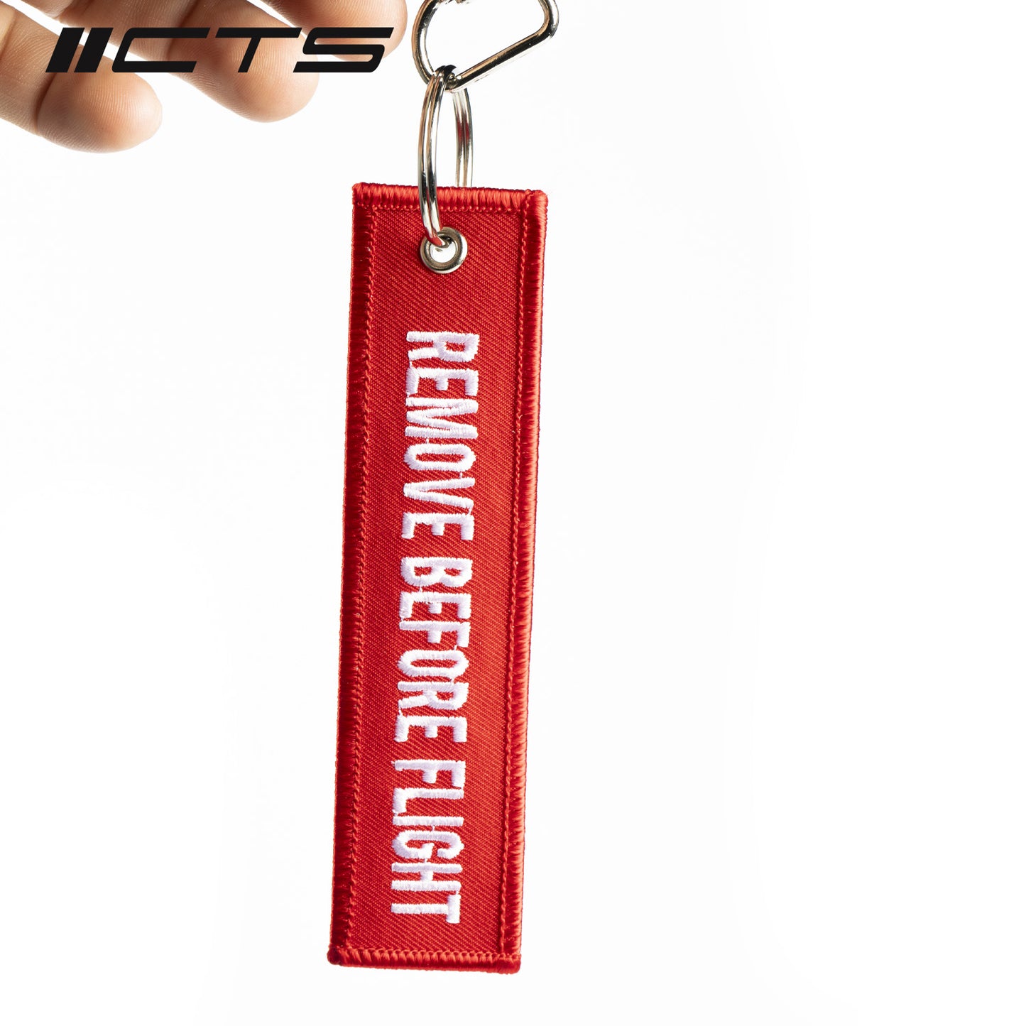 CTS Turbo Flight Tag - "Remove Before Flight" - Red CTS-TAG-FLIGHT-RED