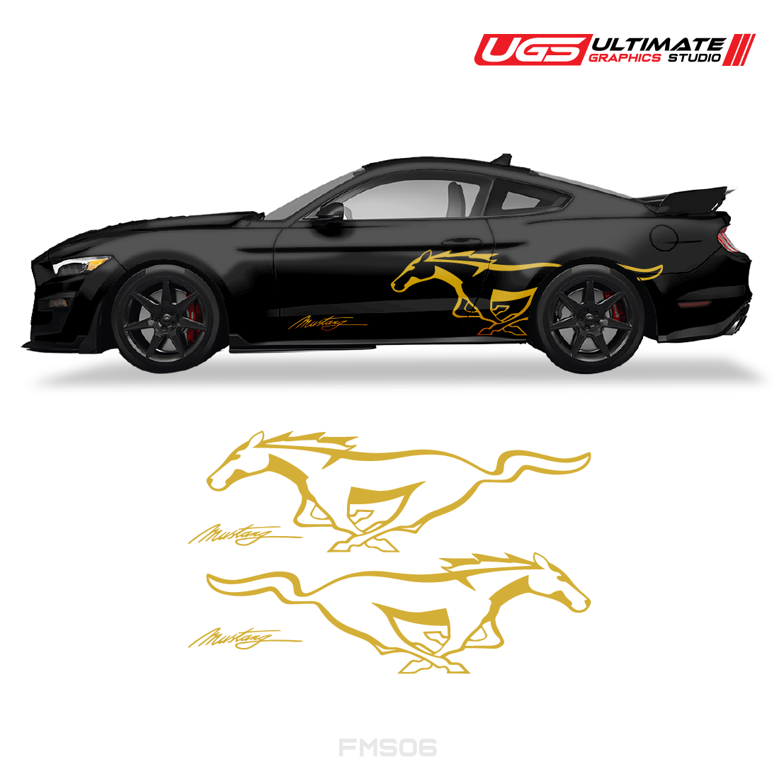 Ford Mustang Side Logo