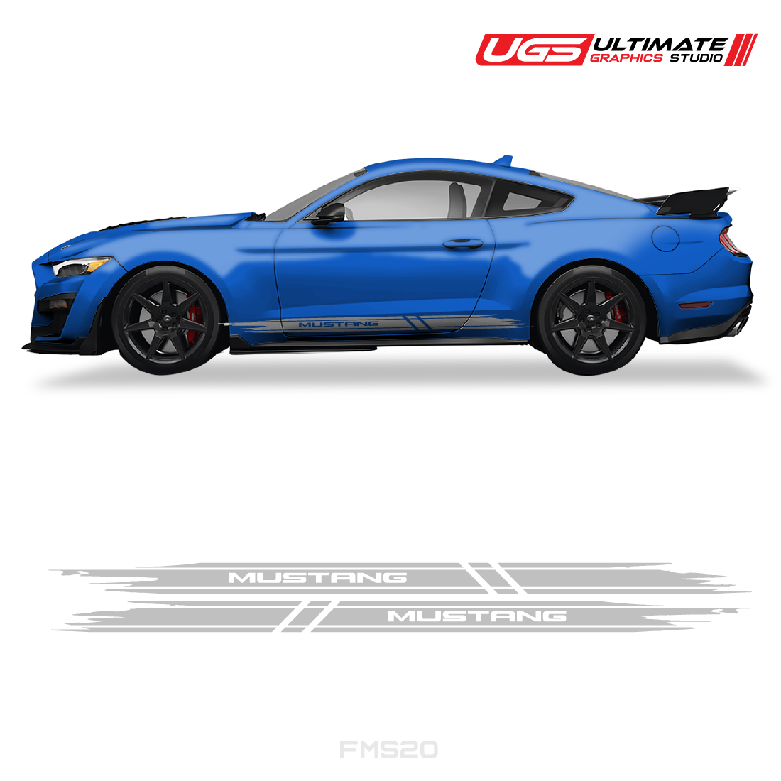 Ford Mustang Skirt Side Graphics