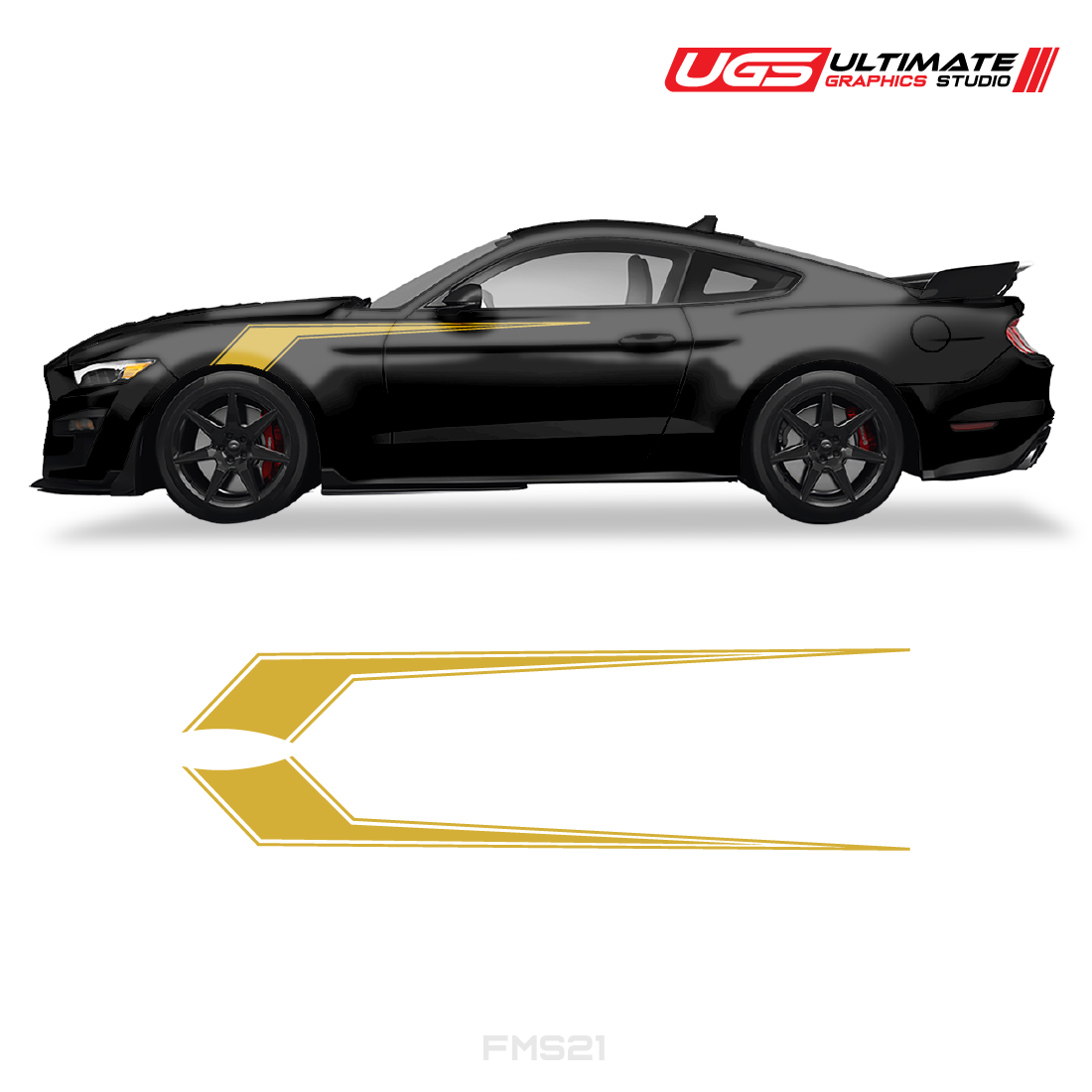 Ford Mustang Double Fender Graphics