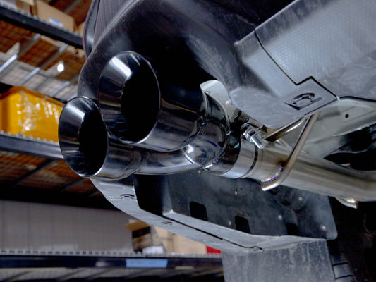 FactionFab Axle Back Exhaust Black Chrome Tip 2022 + WRX