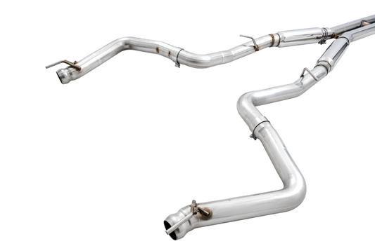 AWE Tuning Track Edition Exhaust for 15 Challenger 6.4 / 6.2 SC - Stock Tips 3015-11050