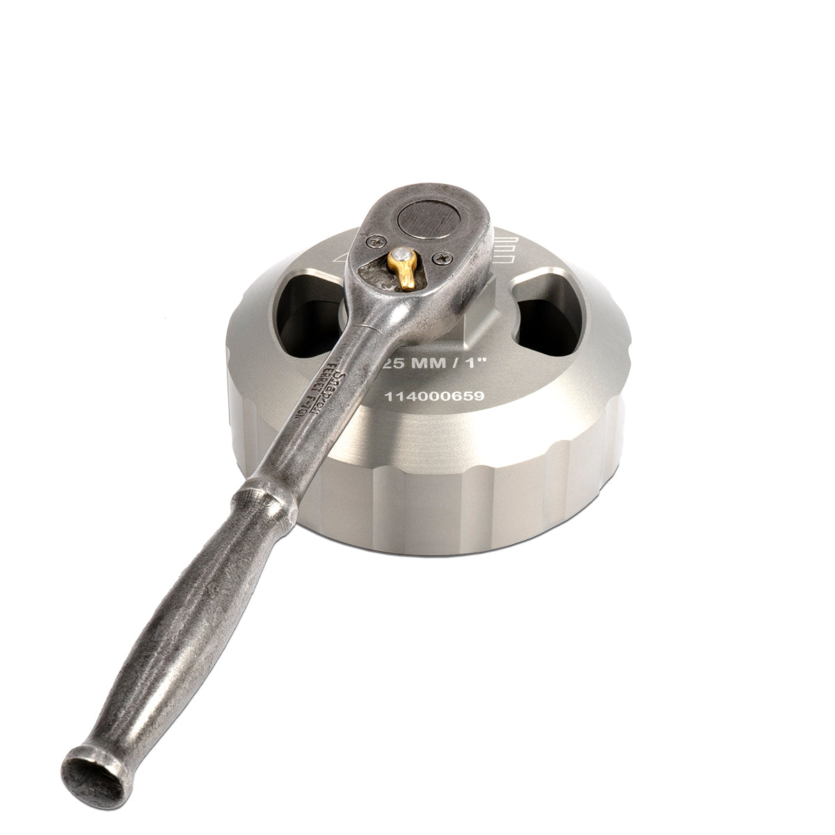 Hard Anodized Billet Aluminum Engine Oil Filter Socket 76mm 14F - PPE, Pacific Performance Engineering