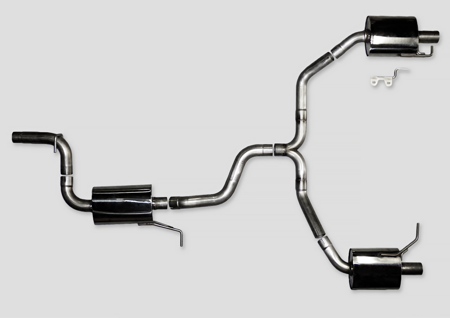 AWE Tuning Touring Edition Exhaust for VW CC 2.0T - Dual Outlet - Diamond Black Tips 3010-33022