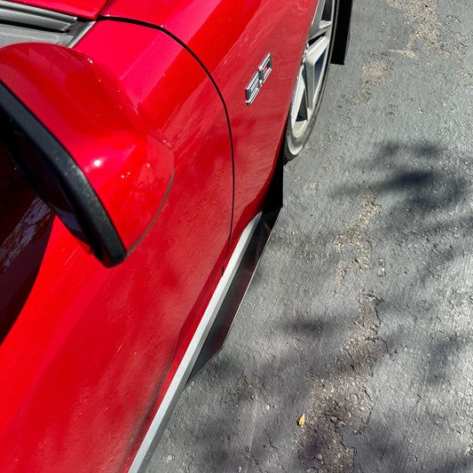 Mustang 24-26 GT/ECO GT500 Style Side Skirt Extensions