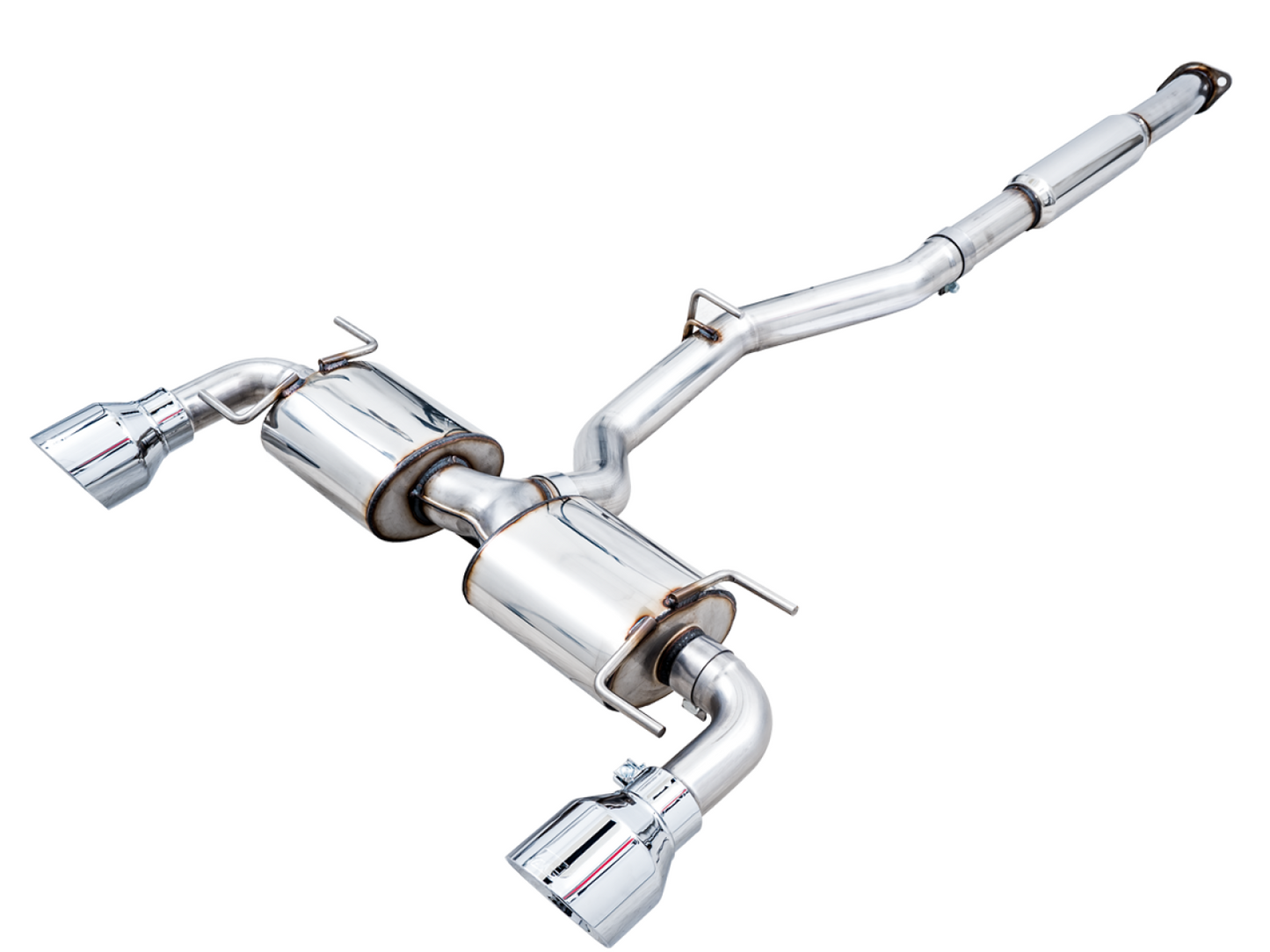 AWE Tuning Touring Edition Exhaust for Subaru BRZ / Toyota GR86 / Toyota 86 - Chrome Silver Tips 3015-32486