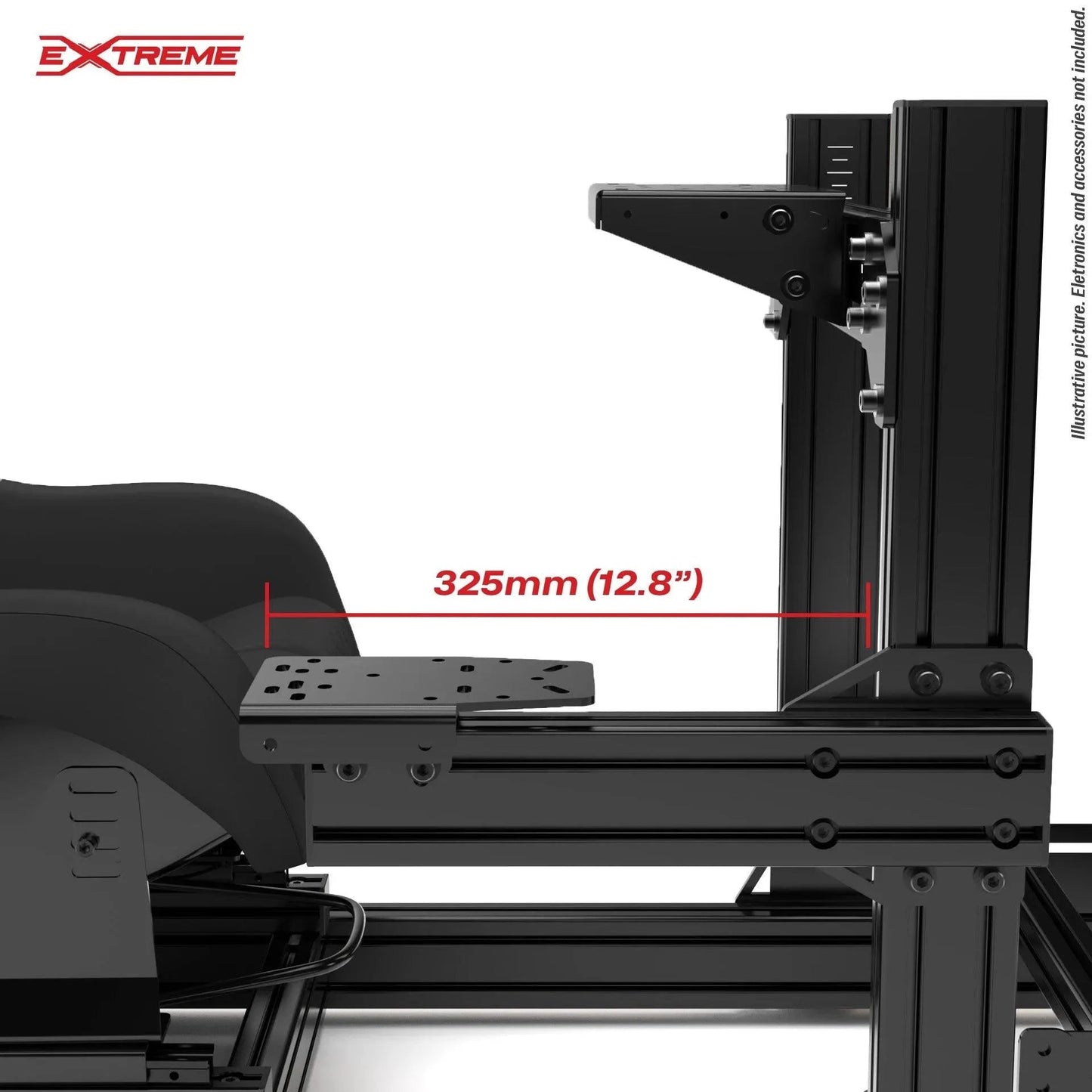 GEAR SHIFTER MOUNT FOR ANY ALUMINUM CHASSIS 80 x 40