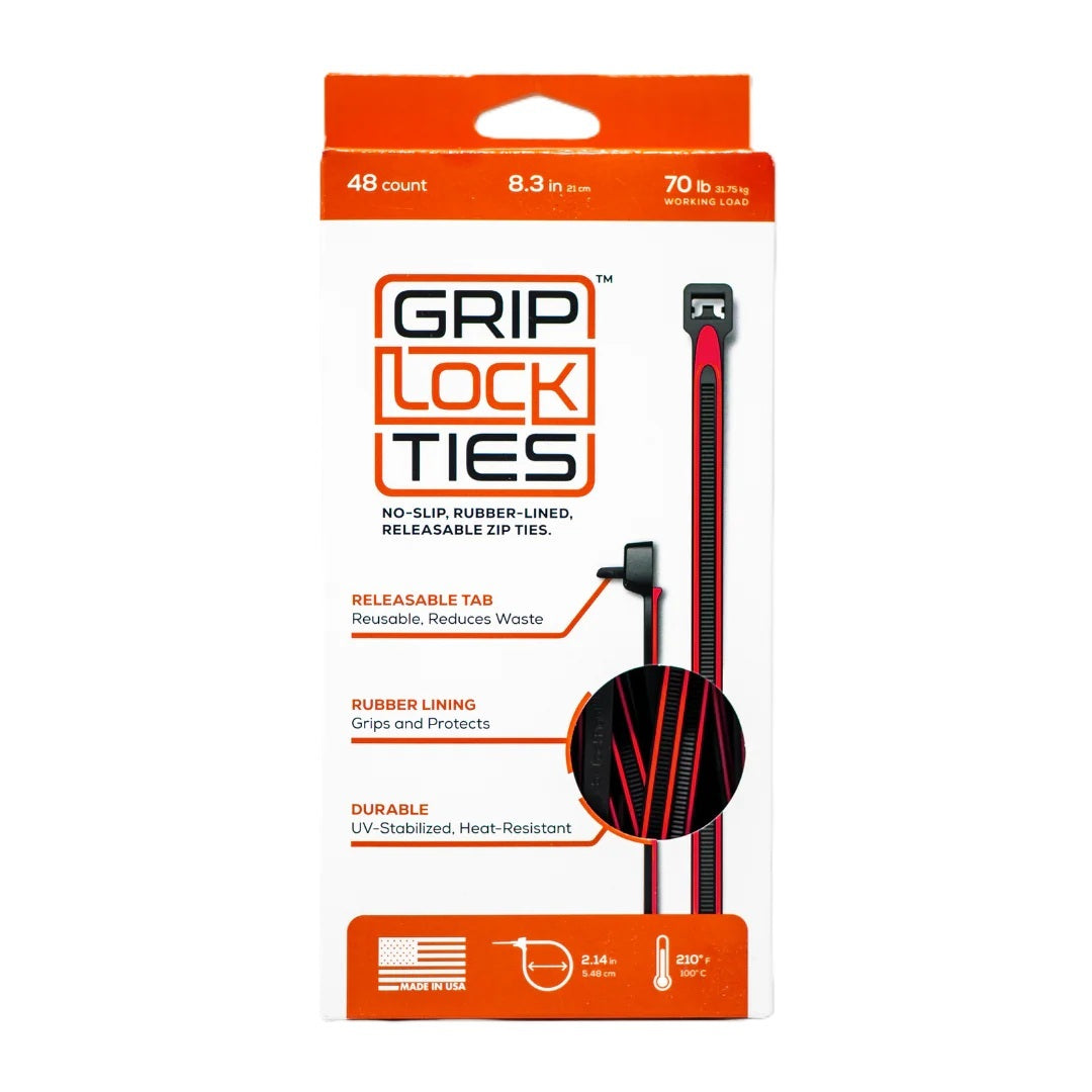 G8-BKRD-X48 GRIP LOCK TIES