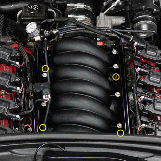 Titanium Hardware Fuel Rail Kit - LS Engine