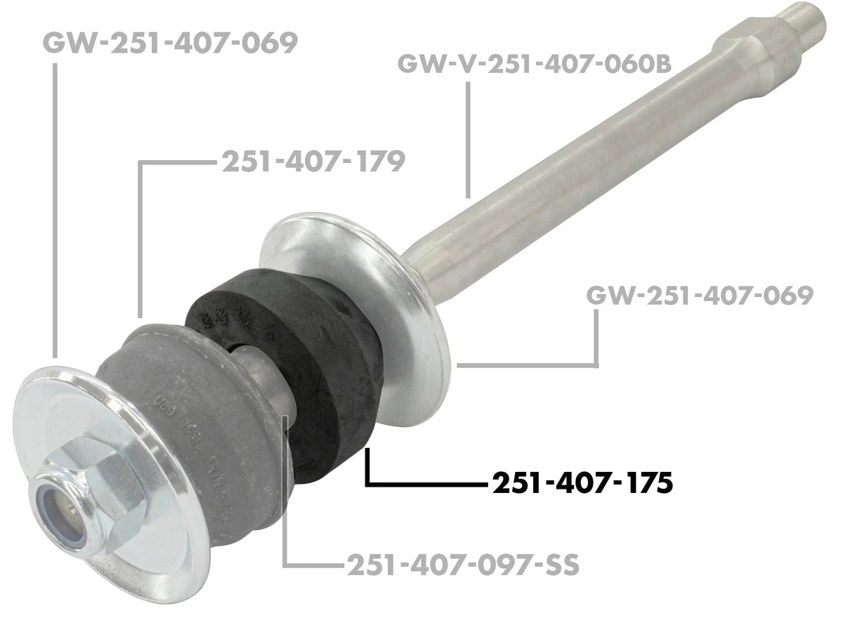 Radius Rod Bushing - Rear
