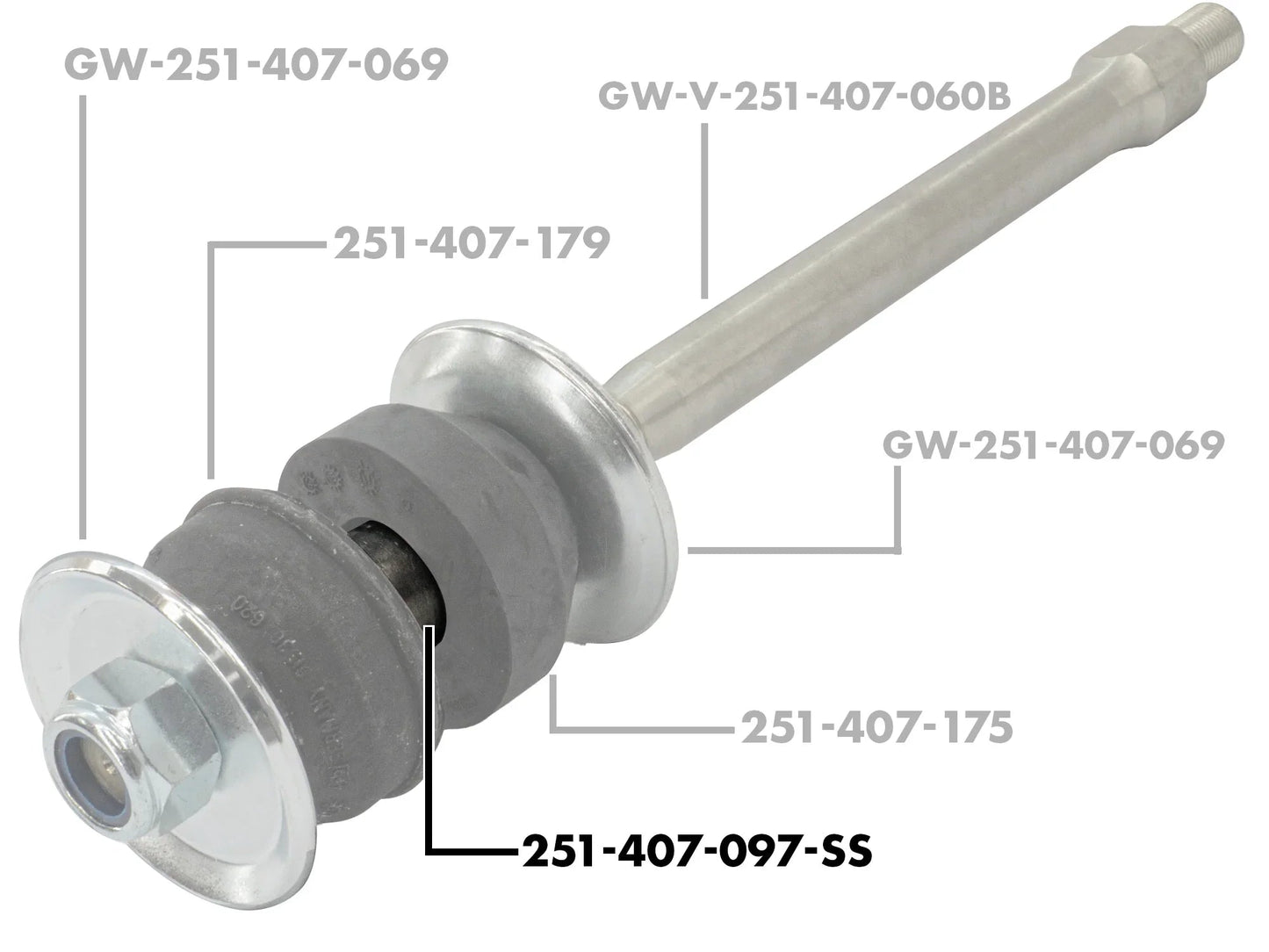 Radius Rod Spacer Sleeve