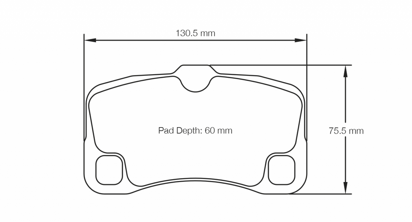 PAGID Racing Pagid Racing 8006 RSL19 Compound Brake Pads 8006-RSL19