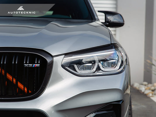 AutoTecknic Carbon Fiber Headlight Trim Set - BMW F97 X3M / F98 X4M