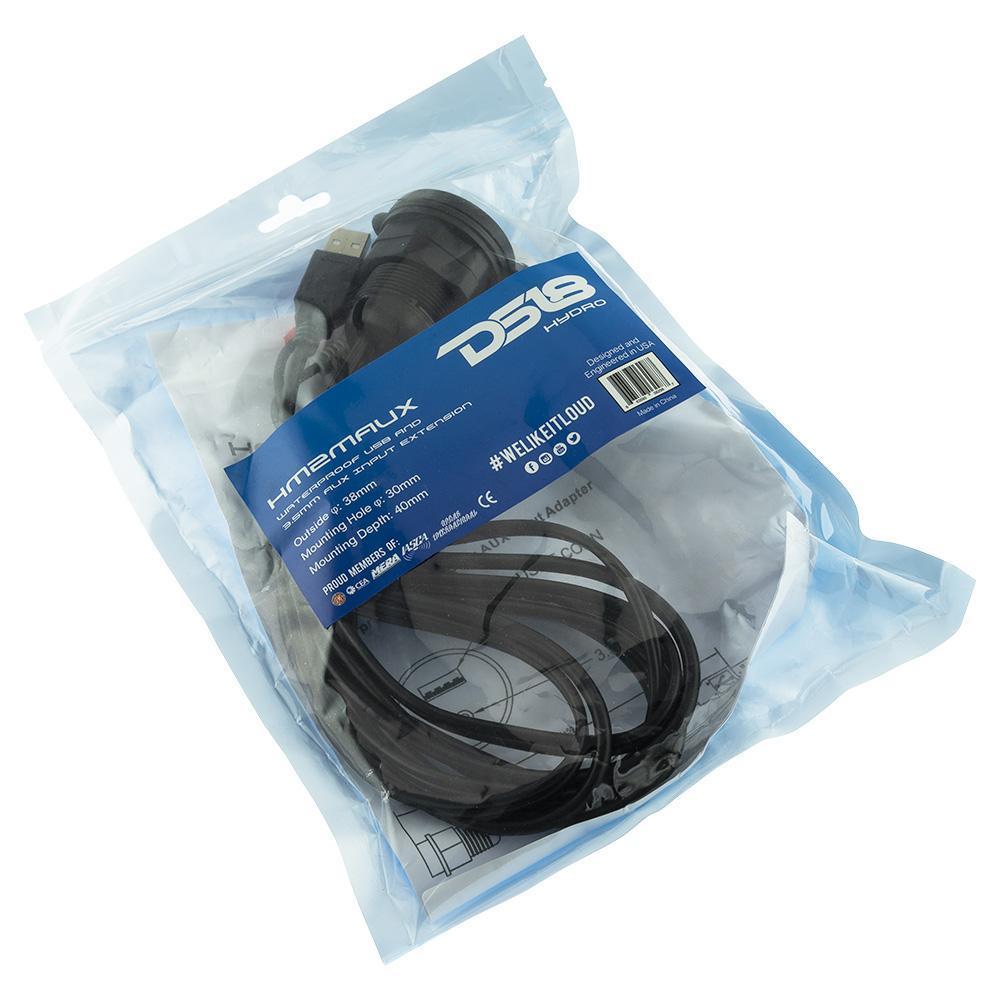 DS18 HYDRO HM2MAUX USB & 3.5mm AUX INPUT EXTENSION