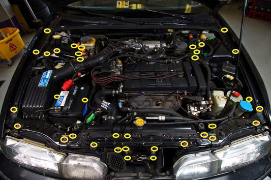 Acura Integra DA (1989-1993) Titanium Full Engine Bay Kit