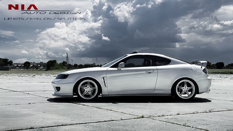 Hyundai Tiburon Front NIA splitter 2003 2004 2005 2006