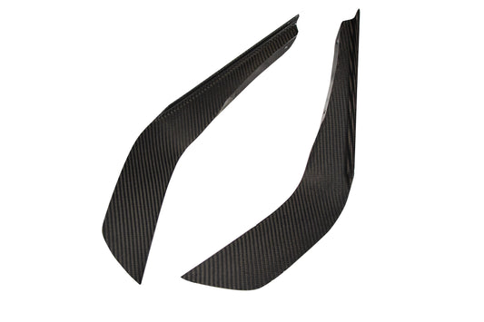 Ford Mustang GT S650 Carbon Fiber Front Bumper Canards 2024 - Current (does not fit Dark Horse bumper)