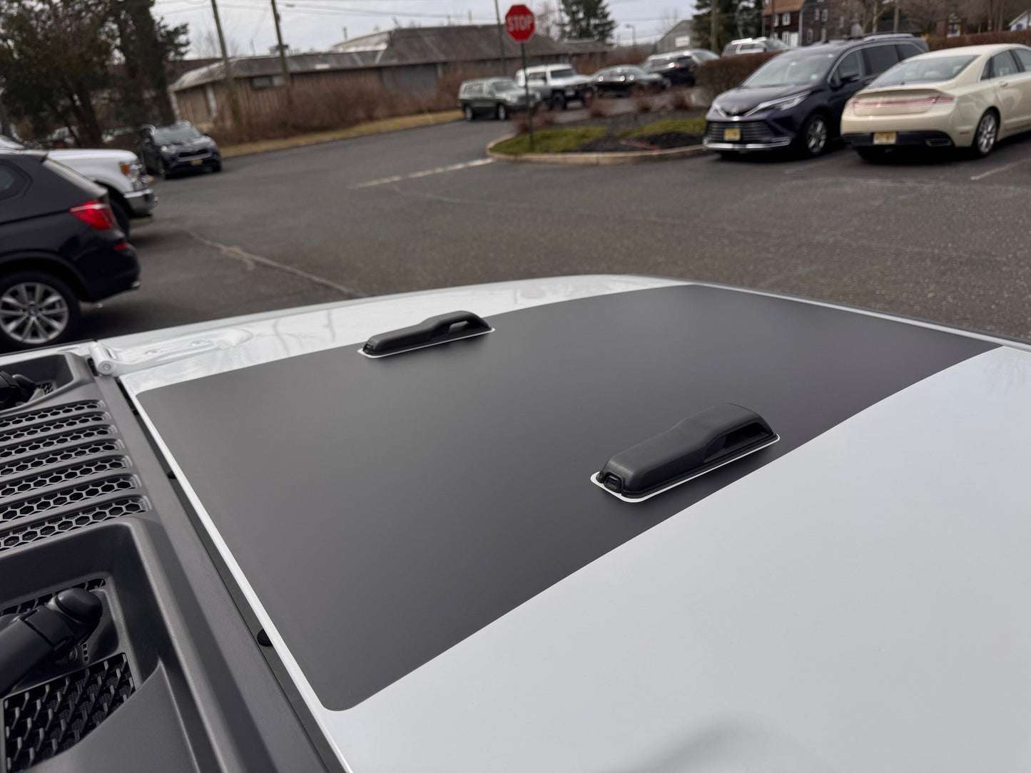 Vented Hood Decal Cover for 2018-2026 Jeep Wrangler
